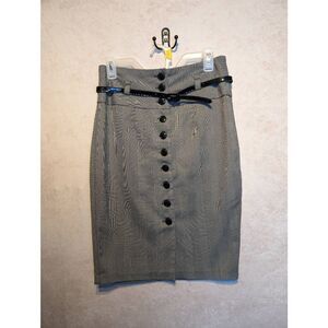 Stoosh button front pencil skirt size 8